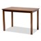 Baxton Studio Mirna Modern and Contemporary Grey Fabric and Walnut Brown Finished Wood 5-Piece Dining Set 174-9883-8959-Zoro - alternate 6